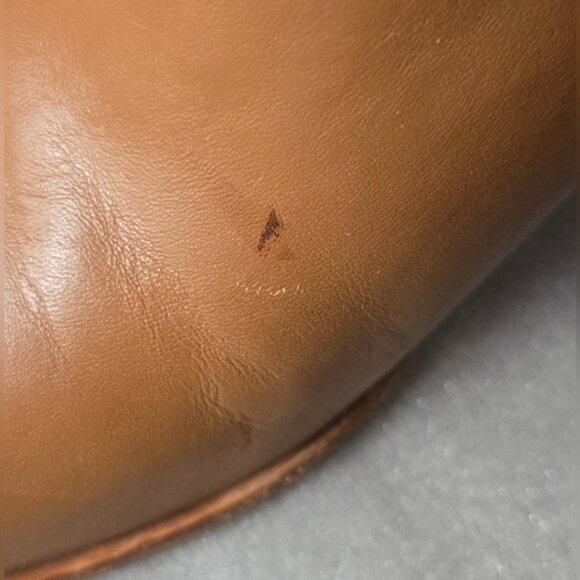 Michael Kors Leather Ankle Boots Women’s 7M Brown Block Heel Chelsea Booties MK - Picture 12 of 12